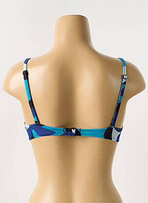Sutien de costum de baie elasticitate top sutien modelat albastru SLOGGI femeie