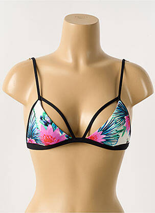 Sutien de costum de baie elasticitate top triunghiuri negru RIP CURL femeie
