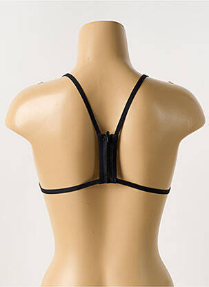 Sutien de costum de baie elasticitate top triunghiuri negru SANS MARQUE femeie