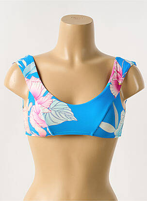 Sutien de costum de baie elasticitate albastru SANS MARQUE femeie