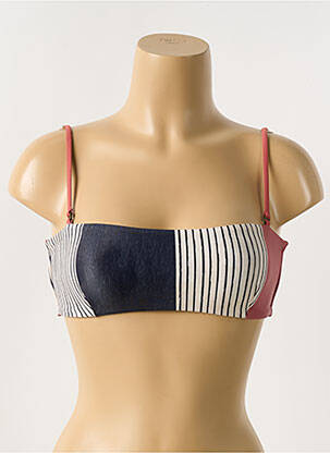 Sutien de costum de baie elasticitate top bentiță roz RIP CURL femeie