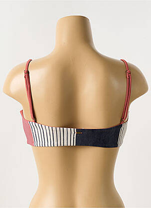 Sutien de costum de baie elasticitate top bentiță roz RIP CURL femeie