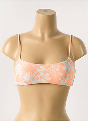 Sutien de costum de baie elasticitate portocalie SANS MARQUE femeie