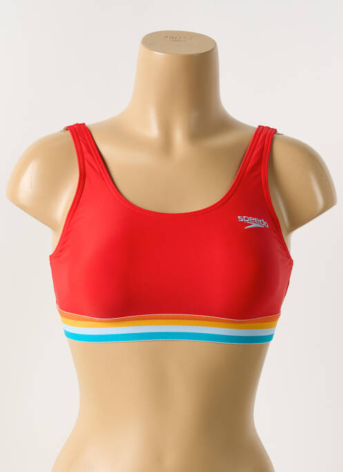Sutien de costum de baie roșu SPEEDO femeie