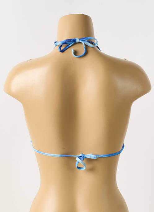 Sutien de costum de baie elasticitate top triunghiuri albastru SANS MARQUE femme