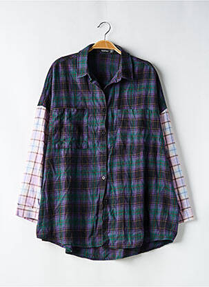 Cămașă cu mâneci lungi violet BOOHOO bărbat