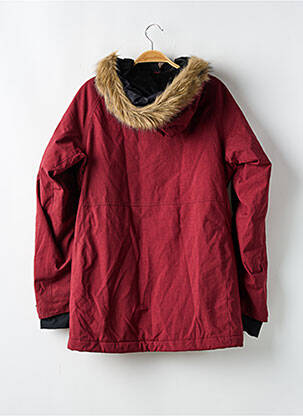 Parka mâneci lungi cu glugă roșu BILLABONG femeie