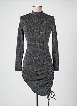 Rochie scurtă mâneci lungi mâneci lungi argintiu THE LABEL EDITION femeie