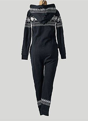 Salopetă-pantalon croială cambrată mâneci lungi negru ONEPIECE femeie