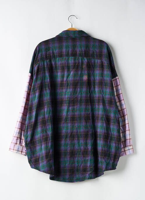 Cămașă cu mâneci lungi violet BOOHOO bărbat