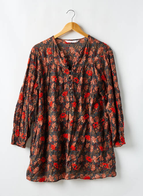 Rochie scurtă maro ZARA TRAFALUC femeie