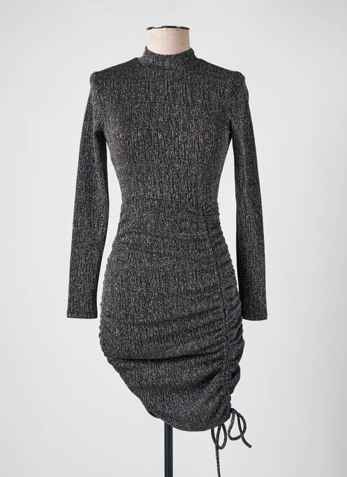 Rochie scurtă argintiu THE LABEL EDITION femeie