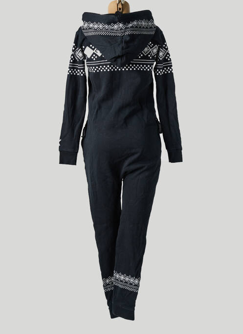 Salopetă-pantalon croială cambrată mâneci lungi negru ONEPIECE femme
