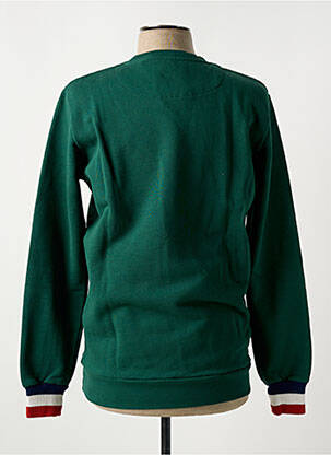 Hanorac broderie mâneci lungi verde MAISON FT bărbat