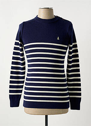 Pulover albastru MAISON FT bărbat