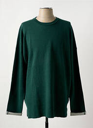 Pulover guler rotund mâneci lungi verde SCOTCH & SODA bărbat
