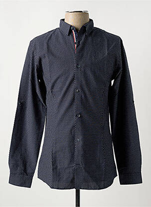 Cămașă cu mâneci lungi croială dreaptă albastru JACK & JONES bărbat