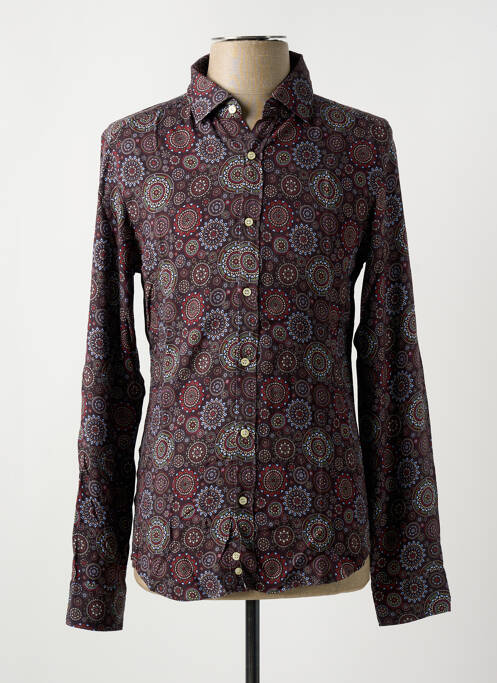 Cămașă cu mâneci lungi violet GMF 965 bărbat