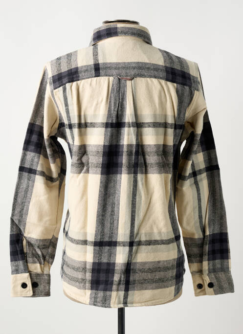 Cămașă cu mâneci lungi bej JACK & JONES bărbat