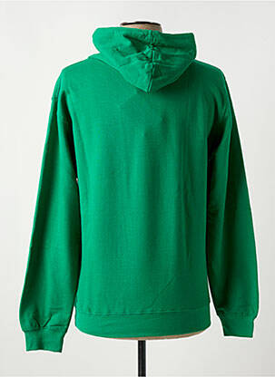 Hanorac cu glugă buzunare mâneci lungi verde JUST HOODS BY AWDIS bărbat