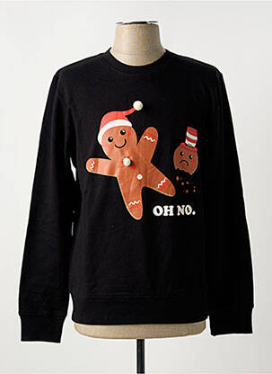 Hanorac negru JACK & JONES bărbat