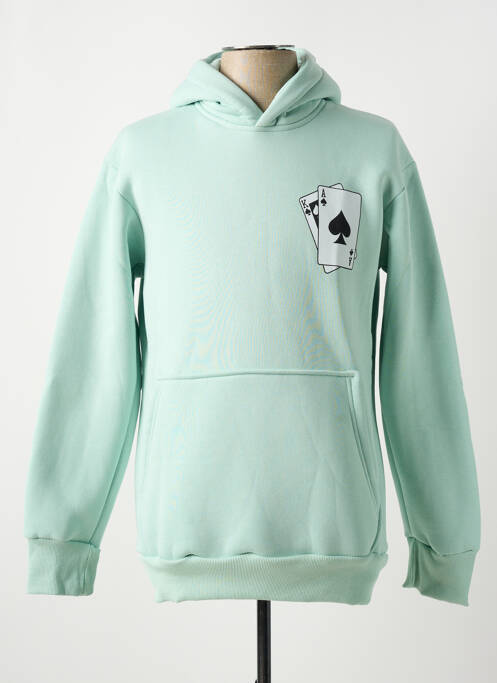 Hanorac cu glugă verde AARHON bărbat