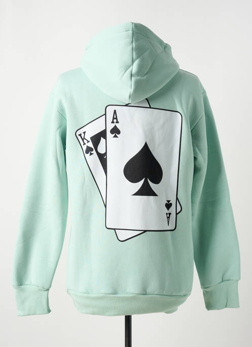 Hanorac cu glugă verde AARHON bărbat