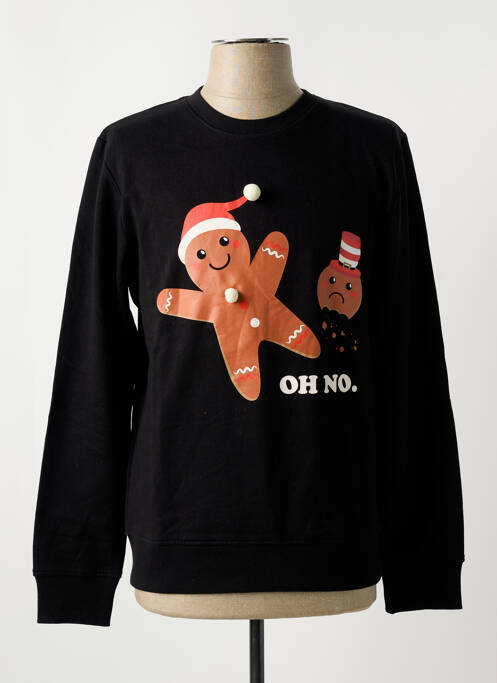 Hanorac negru JACK & JONES bărbat