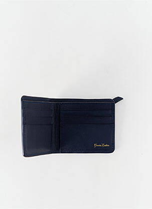 Portofel efect material satinat albastru SCOTCH & SODA bărbat
