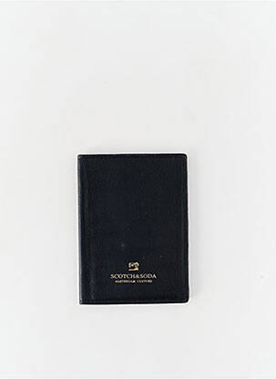 Portofel efect material satinat negru SCOTCH & SODA bărbat