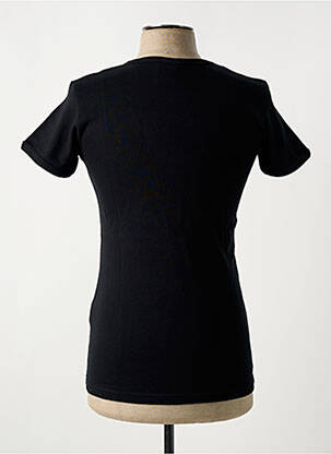 Tricou elasticitate mâneci scurte negru LOGOSHIRT bărbat