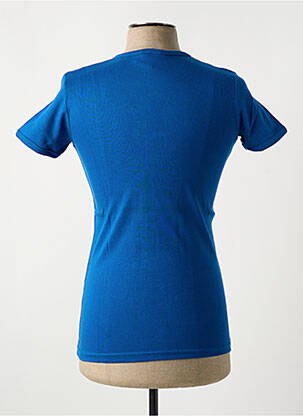 Tricou elasticitate mâneci scurte albastru LOGOSHIRT bărbat