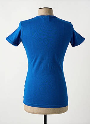 Tricou elasticitate mâneci scurte albastru LOGOSHIRT bărbat