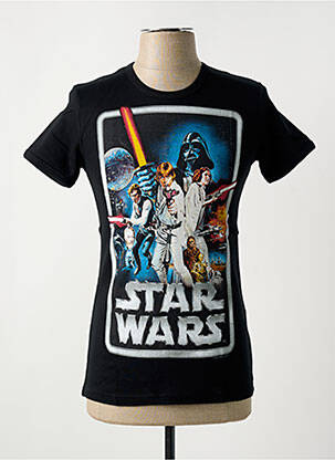 Tricou negru LOGOSHIRT bărbat