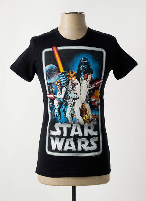 Tricou negru LOGOSHIRT bărbat