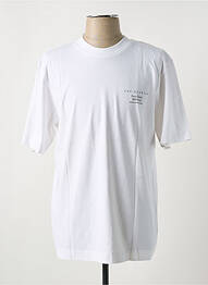 Tricou croială dreaptă mâneci scurte alb JACK & JONES homme