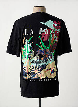 Tricou croială dreaptă mâneci scurte negru JACK & JONES bărbat