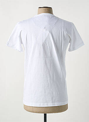 Tricou croială cambrată mâneci scurte alb MAISON FT bărbat