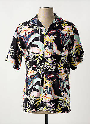 Cămașă cu mâneci scurte negru JACK & JONES bărbat