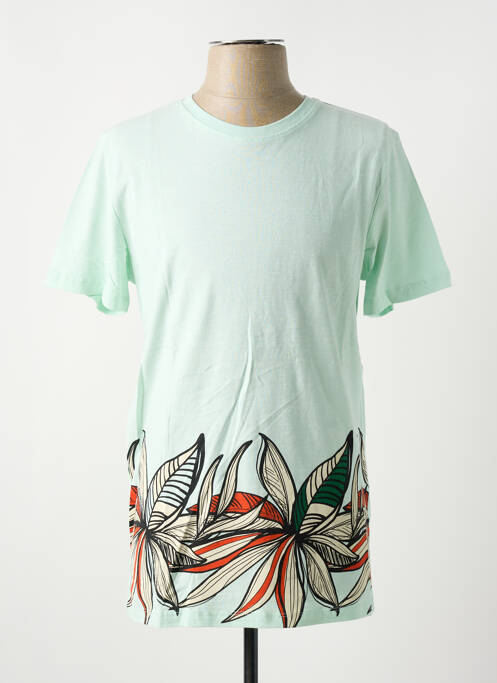 Tricou verde JACK & JONES bărbat