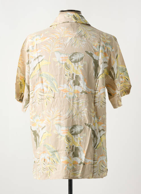 Cămașă cu mâneci scurte bej JACK & JONES bărbat