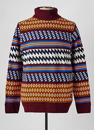 Pulover cu guler înalt elasticitate mâneci lungi roșu SCOTCH & SODA bărbat
