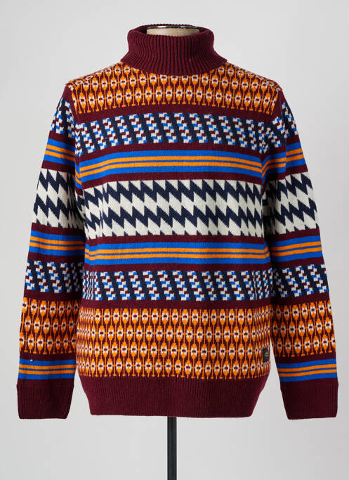 Pulover cu guler înalt roșu SCOTCH & SODA bărbat