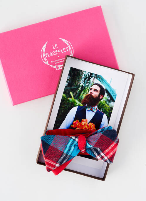 Papion roșu LE FLAGEOLET bărbat