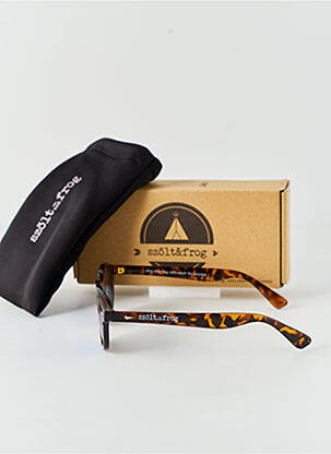 Ochelari de soare imprimeu fantezie maro SZÖLT&FROG femeie
