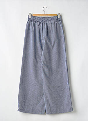 Pantalon evazat talie elastică albastru GARANCE femeie