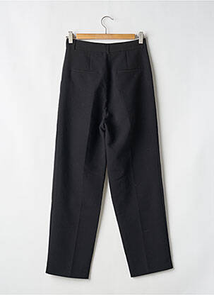 Pantalon drept închidere cu fermoar sub clapetă cu nasturi negru SUD EXPRESS femeie