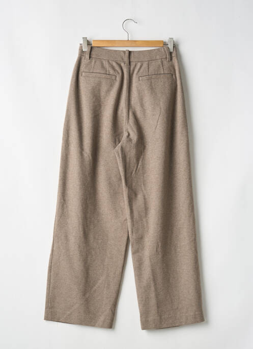 Pantalon drept bej UNIQLO femeie