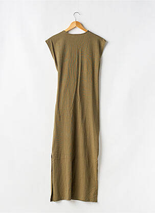Rochie lungă mâneci scurte mâneci scurte verde GARANCE femeie