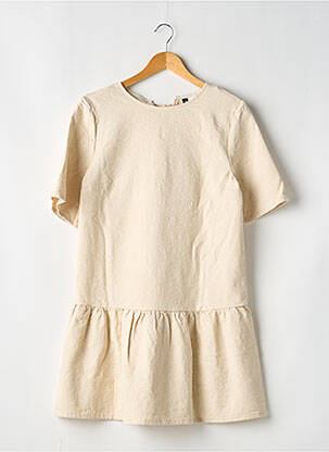 Rochie scurtă bej H&M femeie